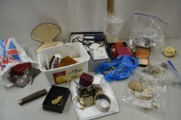 Large Mixed Lot: Various assorted modern costume jewellery and other items