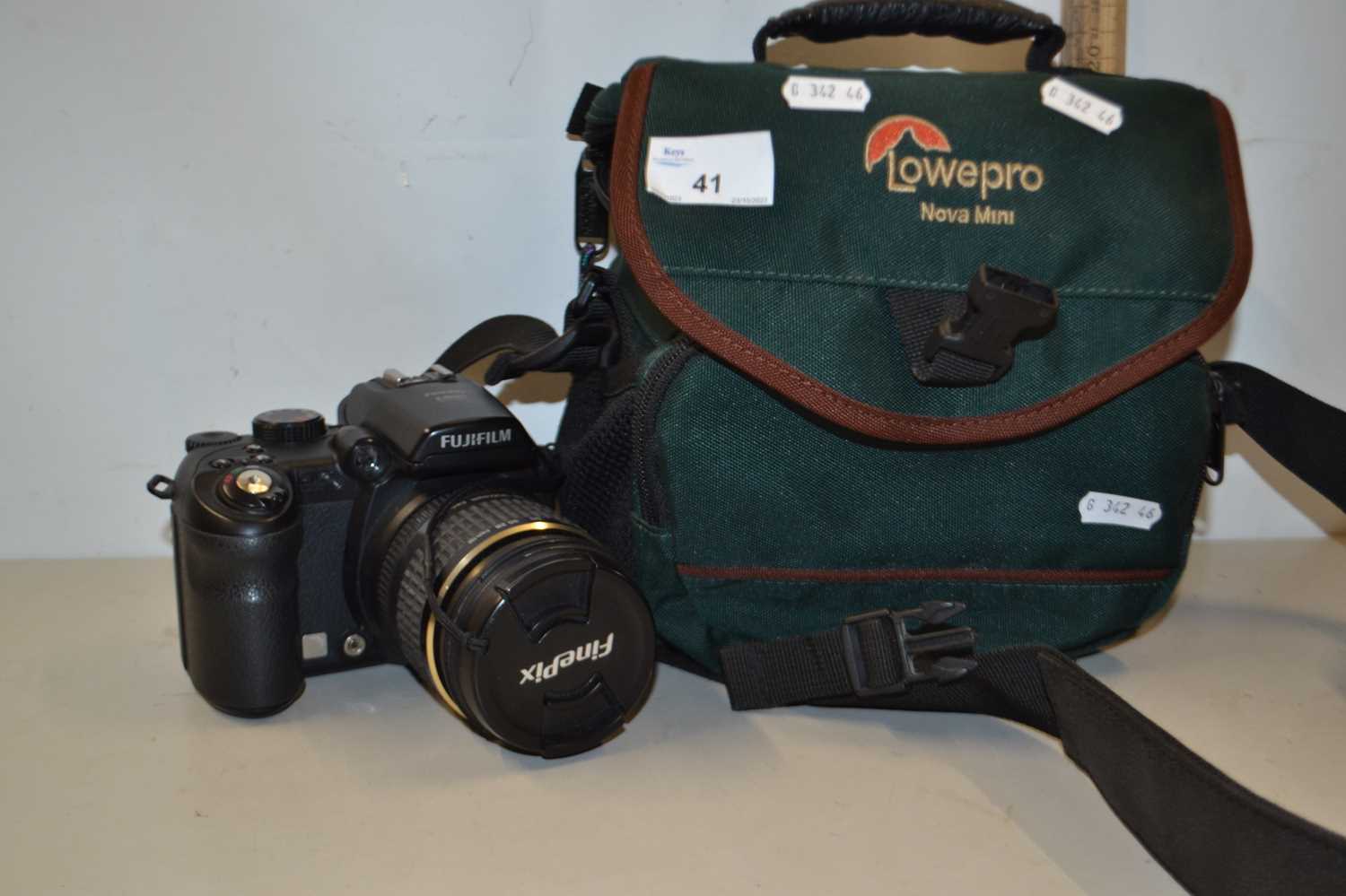 Fuji Film camera with padded bag