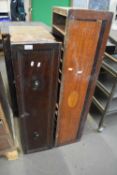 Two sections of furniture components for restoration