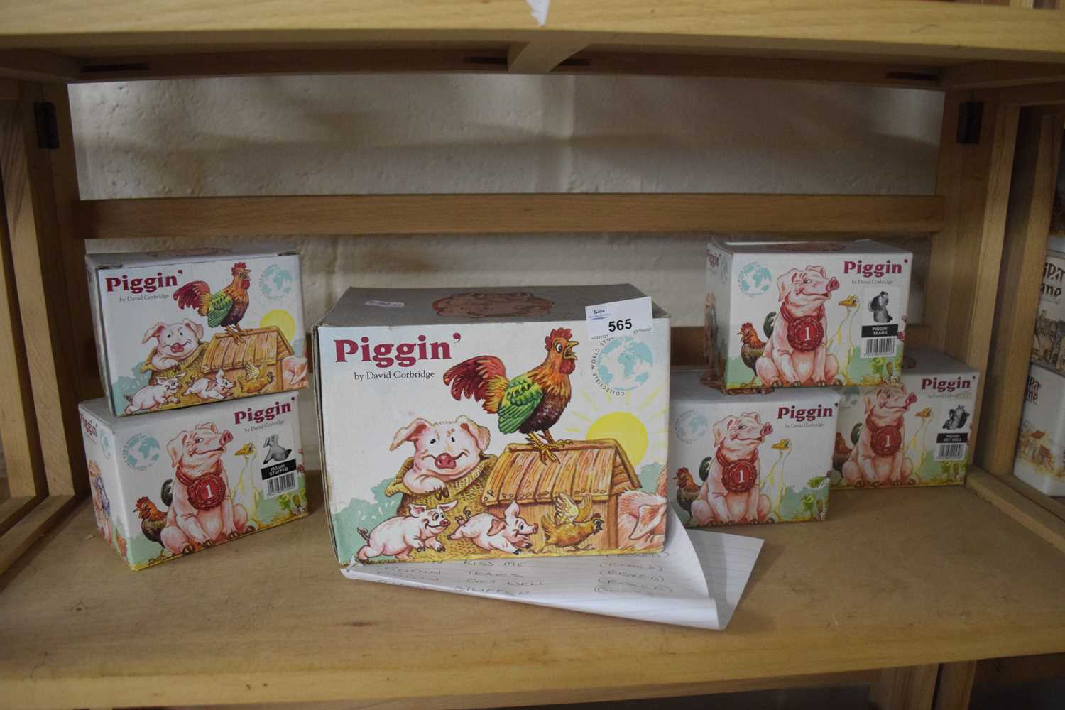 Quantity of boxed Piggin' figures