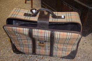 Burberry style suitcase