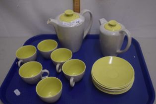 Quantity of Poole pottery coffee wares