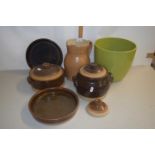 Mixed Lot: St Neots Pottery table wares, further jardiniere and jug