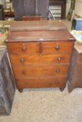 Early Victorian mahogany chest of two over three drawers