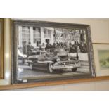 Framed photographic print of John F Kennedy