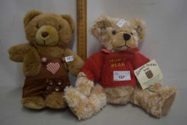 Two modern teddy bears
