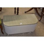 Lloyd Loom style linen box