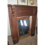 Early 20th Century oak fire surround