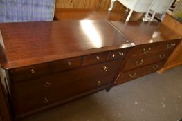 Two late 20th Century chests of drawers