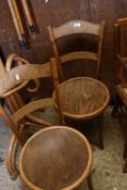 Two bentwood cafe chairs