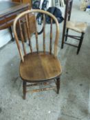 Spindle back kitchen chair