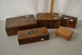 Mixed Lot: Two Sorento ware boxes and three various others (5)