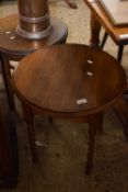 Early 20th Century circular coffee table on barley twist legs