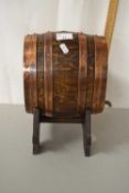 Copper mounted oak spirit barrel