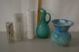 Mixed Lot: Various assorted vases, glass jug etc