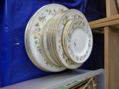 A quantity of Wedgwood Mirabel dinner plates, tea plates, side plates etc