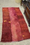 Mid Century red rug