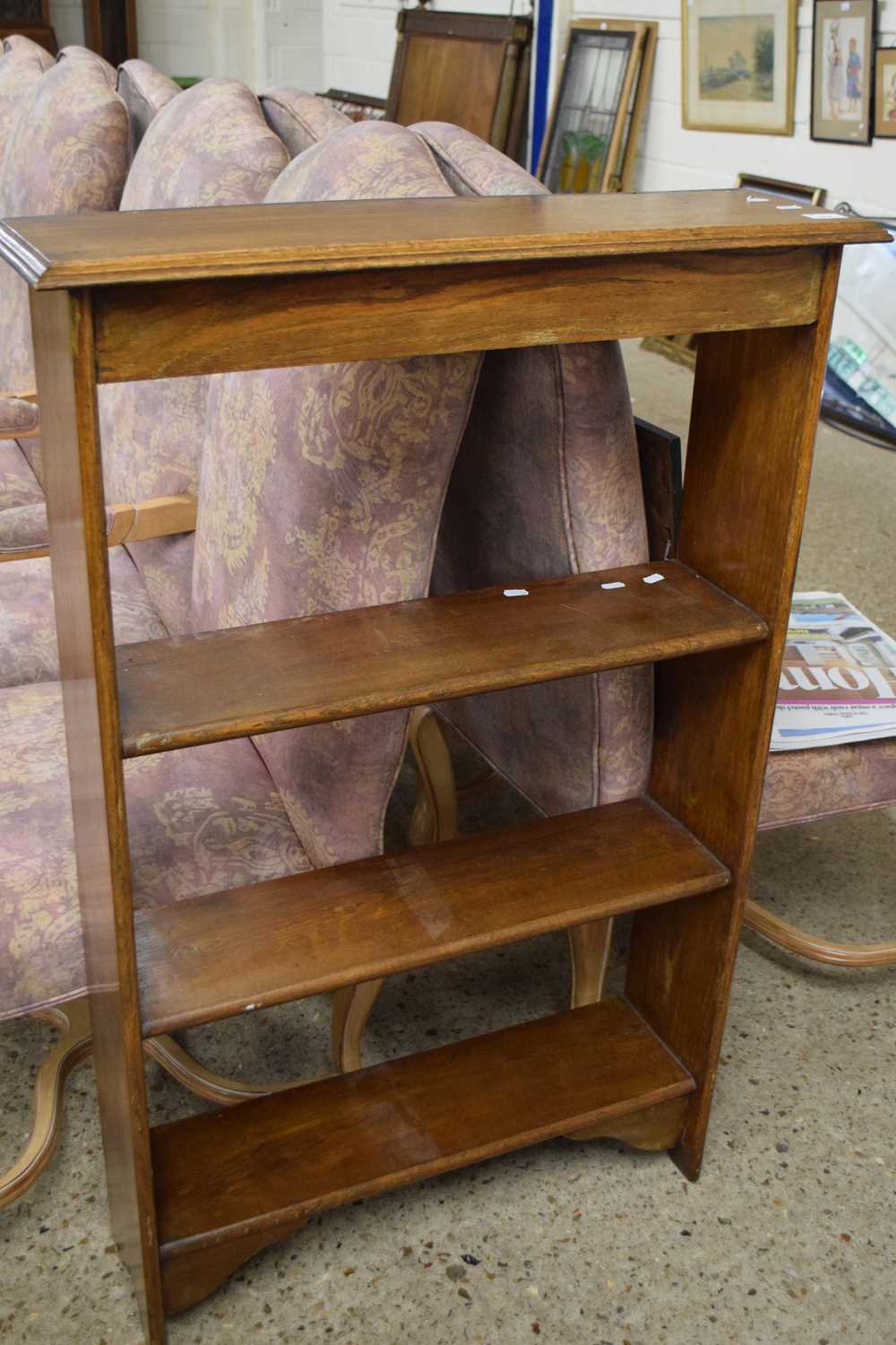 20th Century oak bookcase cabinet, 76cm wide