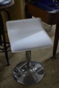 Modern chrome based bar stool