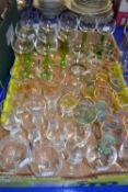 Mixed Lot: Various 20th Century drinking glasses