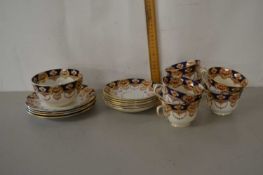 A quantity of Edwardian tea wares