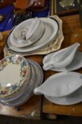 Mixed Lot: Various assorted meat plates and other table wares