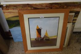 Mixed Lot: Various modern oil studies, principally rural scenes, some framed and some loose