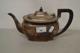 Silver plated teapot