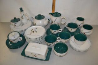 Quantity of Denby Green Wheat table wares