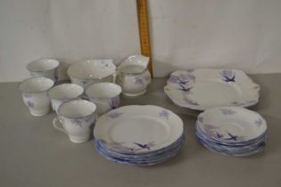 A quantity of Royal Albert tea wares and a quantity of Japanese tea wares