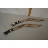 Pair of Indian Kukri's