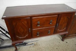 Early 20th Century mahogany two door, two drawer sideboard on cabriole legs