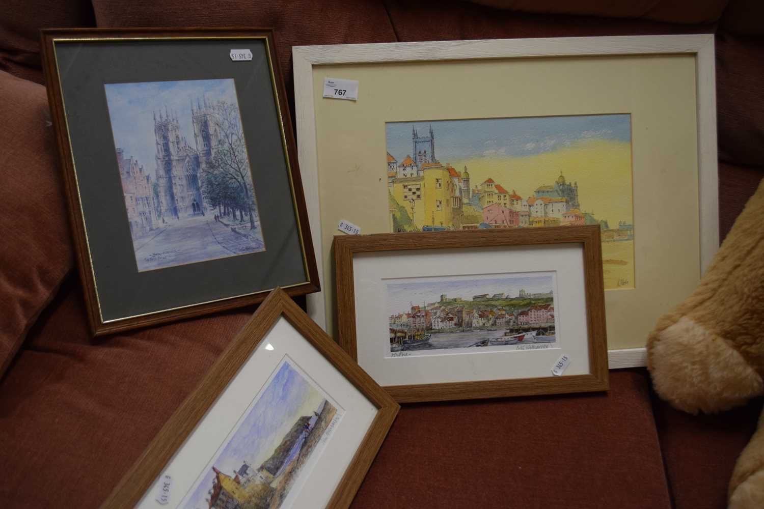 Four various pictures to include Robins Hood Bay, Yorkminster and two others