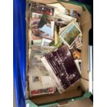 Quantity of assorted pictures, postcards, prints and photographs, varying subjects