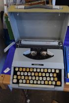 A typewriter