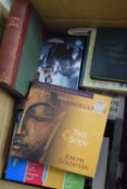 Assorted books, DVD's, cassettes etc on mindfulness and other topics