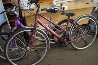 A ladies Apollo bicycle together with a Pro-bike children's bicycle