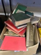 A quantity of vintage hardback books, various topics to include fiction and non-fiction