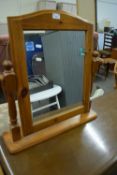 Pine dressing table mirror
