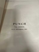 Assorted hardback books to include volumes of Punch