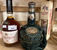 The English Whisky Co, Couvoisier Brandy and a Chivas Bros Royal Salute Scotch Whisky (3)