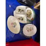 Mixed Lot: Ceramic and glass serving dishes and other similar