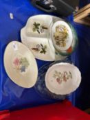 Mixed Lot: Ceramic and glass serving dishes and other similar