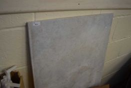 Rectangular marble table top