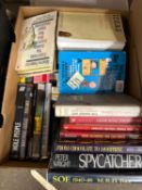 Books to include conspiracy theories, self help and others