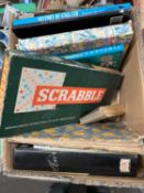 Mixed Lot: Scrabble boardgame and quantity of books