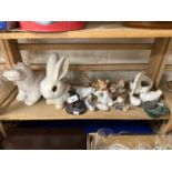 Mixed Lot: Assorted animal figurines