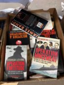Books to include hardback and paperback military reference and fiction and others