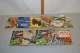 Collection of albums of Brooke Bond Tea cards