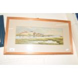 Scott, study of a riverside scene, framed and glazed